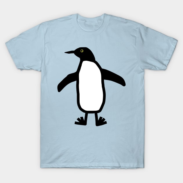 Cute Animals Doodle Penguin T-Shirt by ellenhenryart